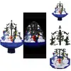 vidaXL Sapin de Noël avec neige et pied parapluie Bleu 75 cm PVC - Sap...
