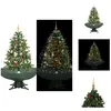 vidaXL Sapin de Noël à neige avec pied parapluie Vert 140 cm - Sapins ...