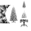vidaXL Sapin de Noël artificiel enneigé 120 cm PVC&PE - Sapins de Noël