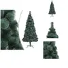 vidaXL Sapin de Noël artificiel avec support Vert 150 cm PET - Sapins ...