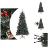 vidaXL Arbre de Noël artificiel avec support Vert 240 cm PVC - Sapins ...