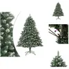 vidaXL Sapin de Noël artificiel avec support 180 cm PVC - Sapins de No...