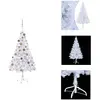 vidaXL Sapin de Noël artificiel éclairage boules 120cm 230 branches - ...