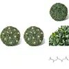 2 pièce de boule 35 cm avec guirlande lumineuse solaire 24 led - Décor...