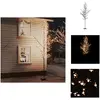 vidaXL Sapin à LED avec fleurs de cerisier Blanc chaud 672 LED 400 cm ...