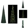 vidaXL Sapin de Noël Pop-Up artificiel avec éclairage Vert 150 cm - Sa...