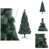 vidaXL Sapin de Noël artificiel avec support Vert 240 cm PET - Sapins ...
