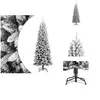 vidaXL Sapin de Noël artificiel enneigé 210 cm PVC&PE - Sapins de Noël