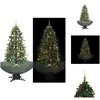 vidaXL Sapin de Noël à neige avec pied parapluie Vert 170 cm - Sapins ...