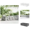 vidaXL Jardinière en pierre 180×90×50 cm - panneaux de clôture