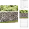 Vidaxl - Mur en gabion avec couvercles Acier galvanisé 100x60x100 cm -...