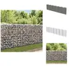 Vidaxl - Mur de gabion Acier galvanisé 450 x 30 x 100 cm - Mur De Gabion - Clôture Rigide - Panneau De Clôture - Décoration Extérieur - Isolation