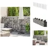 Panier de gabion Acier galvanisé 300x30x100 cm - Paniers De Gabions - Clôture Métallique - Clôture En Acier - Barriere Jardin - Décoration Jardin