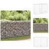 Vidaxl - Mur en gabion avec couvercles Acier galvanisé 150x60x100 cm -...