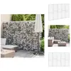 Mur en gabion avec couvercles Acier galvanisé 300x30x200 cm - Mur En Gabion - Cloture Gabion - Panneau De Cloture - Barrieres Exterieur - Decoration