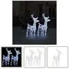 The Living Store Rennes LED 2 pcs. Blanc froid 80 LEDs Acrylique