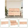 The Living Store - Boîte de rangement de jardin 150x50x56,5 cm bois massif sapin Brun