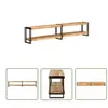 The Living Store Meuble tv 200x30x40 cm bois massif de manguier - Meubles Tv - Meuble Tv Moderne - Meuble Tv Industriel - Meuble Tv Design - Meuble
