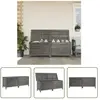 The Living Store - Boîte de rangement de jardin anthracite bois massif...