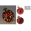 Boule de Noël Lifetime Rouge Ø 15 cm Lumière LED