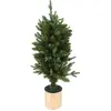Buitengewoon Boet Home Styling - Sapin artificiel dans un pot doré, 90 cm