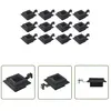 The Living Store - Lampes solaires à led carrées d'extérieur 12 pcs 12...