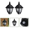 Applique murale solaire avec capteur de mouvement 2 pcs - Lampe Solair...