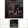 The Living Store Famille de rennes LED Décoration de Noël Acrylique 30...