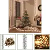 Guirlande lumineuse à led groupées 1000 led Blanc chaud 11m pvc The Living Store