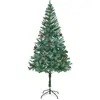 The Living Store Sapin de Noël artificiel avec pommes de pin 180 cm