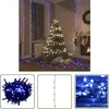 Guirlande LED avec 2000 LED Bleu 200 m PVC - The Living Store