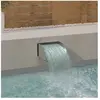 Abcrital - Cascade avec led 30x34x14 cm Acier inoxydable 304 - The Living Store - Argent