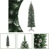 The Living Store Arbre de Noël artificiel avec support Svelte 150 cm P...