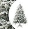 The Living Store Sapin de Noël artificiel enneigé Vert 240 cm PVC PE