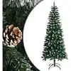 The Living Store Arbre de Noël artificiel avec support Vert 180 cm PVC