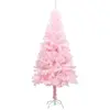 The Living Store Arbre de Noël artificiel avec support Rose 180 cm PVC