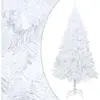 The Living Store Arbre de Noël artificiel avec branches épaisses Blanc...