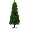 The Living Store Sapin de Noël artificiel Aiguilles naturelles 240 cm ...