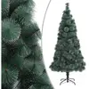The Living Store Arbre de Noël artificiel avec support Vert 210cm PET