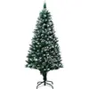 The Living Store Sapin de Noël artificiel avec cônes et neige 180 cm