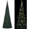 The Living Store Arbre de Noël artificiel Pop-up avec LED Vert 180 cm