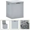 The Living Store - Boîte de rangement de jardin 90 l Gris clair - Boîte De Rangement Jardin - Coffre De Jardin - Rangement Extérieur - Coffre Étanche