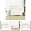 The Living Store Coffre de jardin blanc 108x42,5x54 cm pin massif