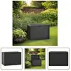 The Living Store - Boîte de rangement de jardin Anthracite 78x44x55 cm - Boîte De Rangement Jardin - Coffre De Rangement Extérieur - Rangement Jardin