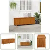 The Living Store - Boîte de rangement de jardin 175x50x58 cm Bois d'acacia solide Brun