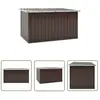 The Living Store - Boîte de rangement de jardin Marron 171x99x93 cm - ...