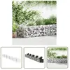 Abcrital - Panier de gabion Acier galvanisé 300x30x50 cm - The Living Store - Argent
