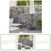 The Living Store - Mur en gabion avec couvercles Acier galvanisé 900x30x200 cm - Mur En Gabion - Clôture En Gabion - Panneau De Clôture - Clôture