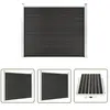 Panneau de clôture wpc 180x146 cm Gris - Clôture De Jardin - Clôture Résidentielle - Clôture Composite - Clôture wpc - Barrière De Jardin - The