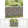 The Living Store - Mur en gabion avec couvercles Acier galvanisé 100x6...